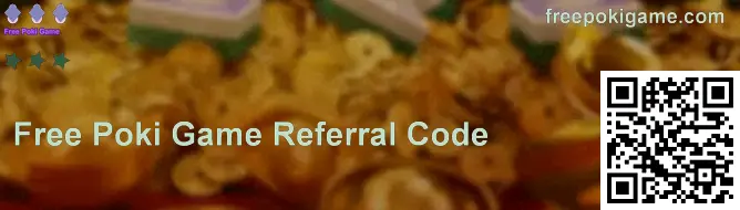 Get Invite Code visual section for Free Poki Game on freepokigame.com