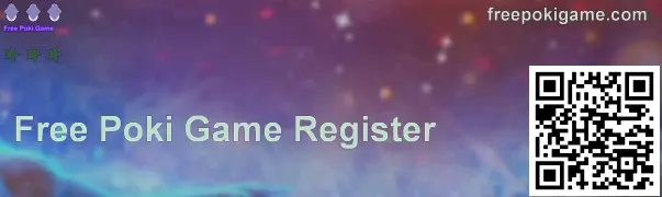 Registration screen example for freepokigame.com